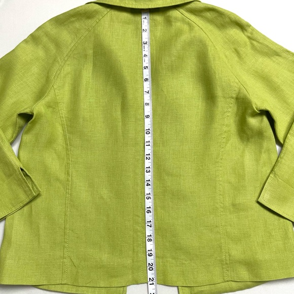 Talbots Petites 100% Pure Irish Linen Blazer - Picture 7 of 12